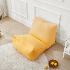 LEREVE 다다익션 DIY 모듈식 삼각등쿠션, 옐로우