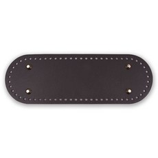 Jinga包底 橢圓形 20 x 10 cm, 1個, 深棕色