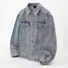 HARRISON HOMME 男款寬鬆版型口袋牛仔外套 HA-1293 MON1054