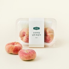 프리미엄 납작 복숭아 2~4입, 600g, 1개
