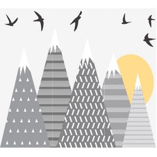 탑시가 TCR 북유럽 마운틴 포인트 벽지, 새