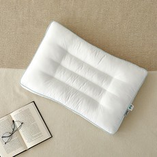 Modern House 摩登飯店風柔軟護頸低枕, 1個, 白色