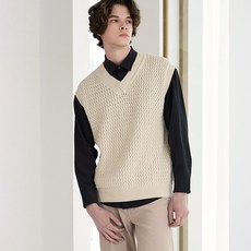 210에디트 브이넥 니트 베스트 ZD3SW007