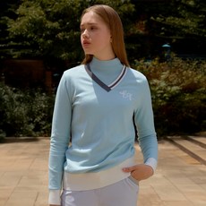 ELLE GOLF 女款層次感假高領毛衣