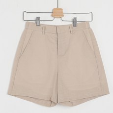 빼빼 여성용 통기성 뒷밴딩 린넨 3부 반바지