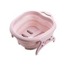 접이식 실리콘 족욕기, 1개, 핑크