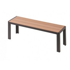 다우체어 로비드 2인용 벤치 의자, 블랙, 1개