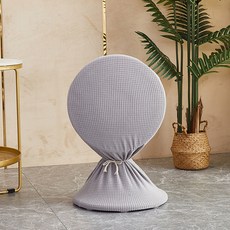 하이어데코 늘어나는 와플 스판 선풍기 커버, 그레이