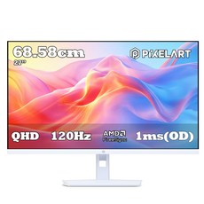 픽셀아트 QHD 제로베젤 모니터, 68.58cm, PAQ2710W(일반)