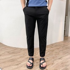 24ROAD 男款 Rottled 修身彈性後鬆緊腰長褲