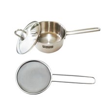 fisher-price 費雪 副食品平底料理鍋+篩網組, 單色, 1套