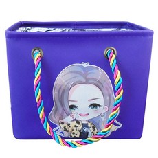 BUBBLYDAY 可瀝水沐浴袋 Pretty Girl, 紫色