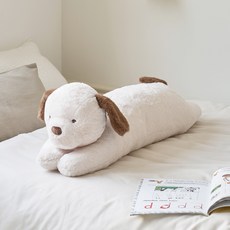 모던하우스 소프트터치 강아지 초코멍 가드쿠션, 아이보리