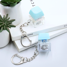 비단길 노빅 LED 클리커 키보드 키캡 키링 2p