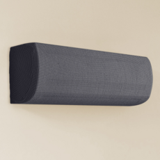 미야몽 고급 스판 에어컨 커버 덮개, 다크그레이