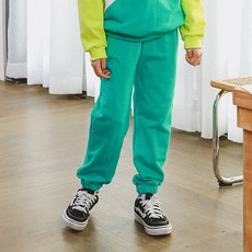 KISPO 女童麻花束口棉褲