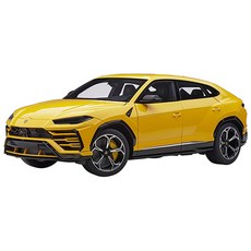 AUTOart 複製品蘭博基尼 Urus 汽車壓鑄模型 AA791631YE, 黃色的