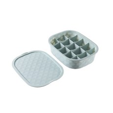 塑膠蓋襪子內衣收納盒 藍色 D_RD_59, 1個