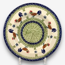 MANUFAKTURA 波蘭陶 昂首公雞系列 義大利麵深圓盤 24 x 24 x 4cm, 混和顏色, 1個