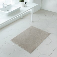 sina&somo 絨毛浴室腳踏墊, 米色