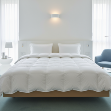 zerooclock 飯店級羽絨被 900g, 白色