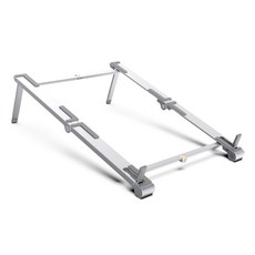 오제 노트북 다용도 플라스틱 거치대, 실버, 1개