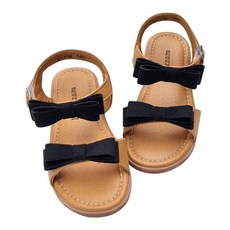 BabyZZam 女童雙蝴蝶結涼鞋 C106