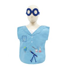 Magic Castle 角色扮演職業服裝與帽子 科學家, 混合顏色, 1個