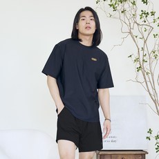 데이닉 남성용 오버핏 반팔 래쉬가드 상하의 세트