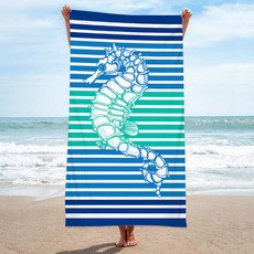 索尼奧 海底世界沙灘墊巾 TYPE18 70 x 150 cm, 1個