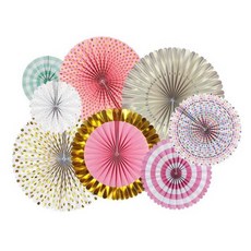 紙扇裝飾套組, 6型, 1套