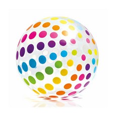 Richidok大6色點點沙灘球 71cm, 混合顏色, 1個