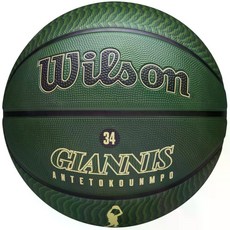 Wilson NBA Player Icon Giannis Antetokounmpo 籃球, 1個, WZ4006201XB