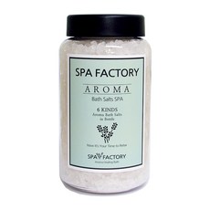 Spa Factory 6種香氛芳香浴鹽 薄荷, 600克, 1個