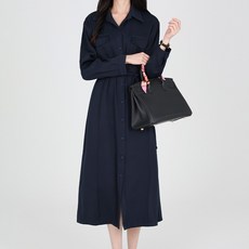 모이르벨라 여성용 티에 스트랩 셔츠 롱 원피스 A24FW2-A0740