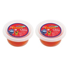 이지피아 이지 샤이니 폼클레이 2p, 주황, 120g