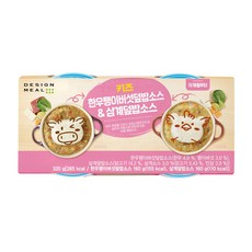 DESIGN MEAL 13個月以上孩童粥, 1組, 韓國牛肉金針菇口味+蔘雞湯口味