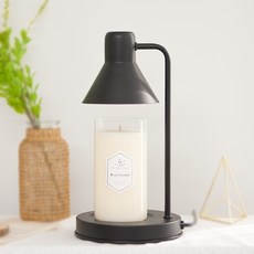 the Sweet 蠟燭+加熱燭燈 黑色+燈泡組 2入, Black Cherry