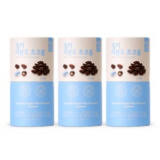 GOTSSE 無糖蛋白牛奶杏仁巧克力球, 120g, 3罐