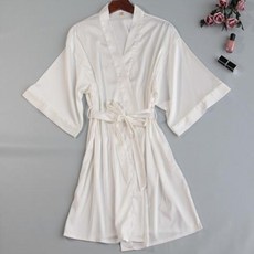 Sonio 女性寬鬆晚安浴袍 M, 02 白色, 1個