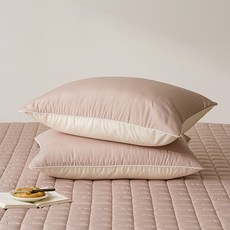 SesaOnline 柔軟防塵枕套, 1個, 摩卡棕