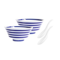 L.loom 麵條 2p + 陶瓷勺子 2p 套組, 混色（麵條）、白色（勺子）, 2p麵條+2p勺子