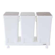 데일리블룸 원터치 재활용 쓰레기통 가정용 분리수거함 20L, 화이트 3P