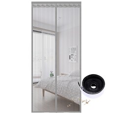 MR.OZER 魔鬼氈磁吸網紗門簾, 1個