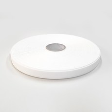 JSTrading素色棉質標籤膠帶 15mm, 象牙白, 1捲