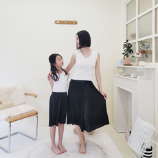 Nano Fit兒童家庭褶皺裙褲 2件組