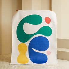 스칸디앤홈 먼지없는 미드센츄리 DTP 단모 러그 워셔블 거실 카페트