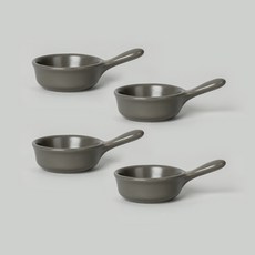 ssueim MILD MATTE系列醬料碗, 4個, 摩卡