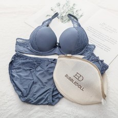 GLAM GONGGAM 女款 Topaz 鋼圈內衣褲2件組 + 雙層網眼洗衣袋套組