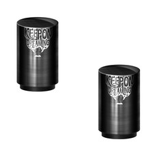 부스마켓 스틸 디자인 프레스 오프너, 띵킹 블랙, 2개